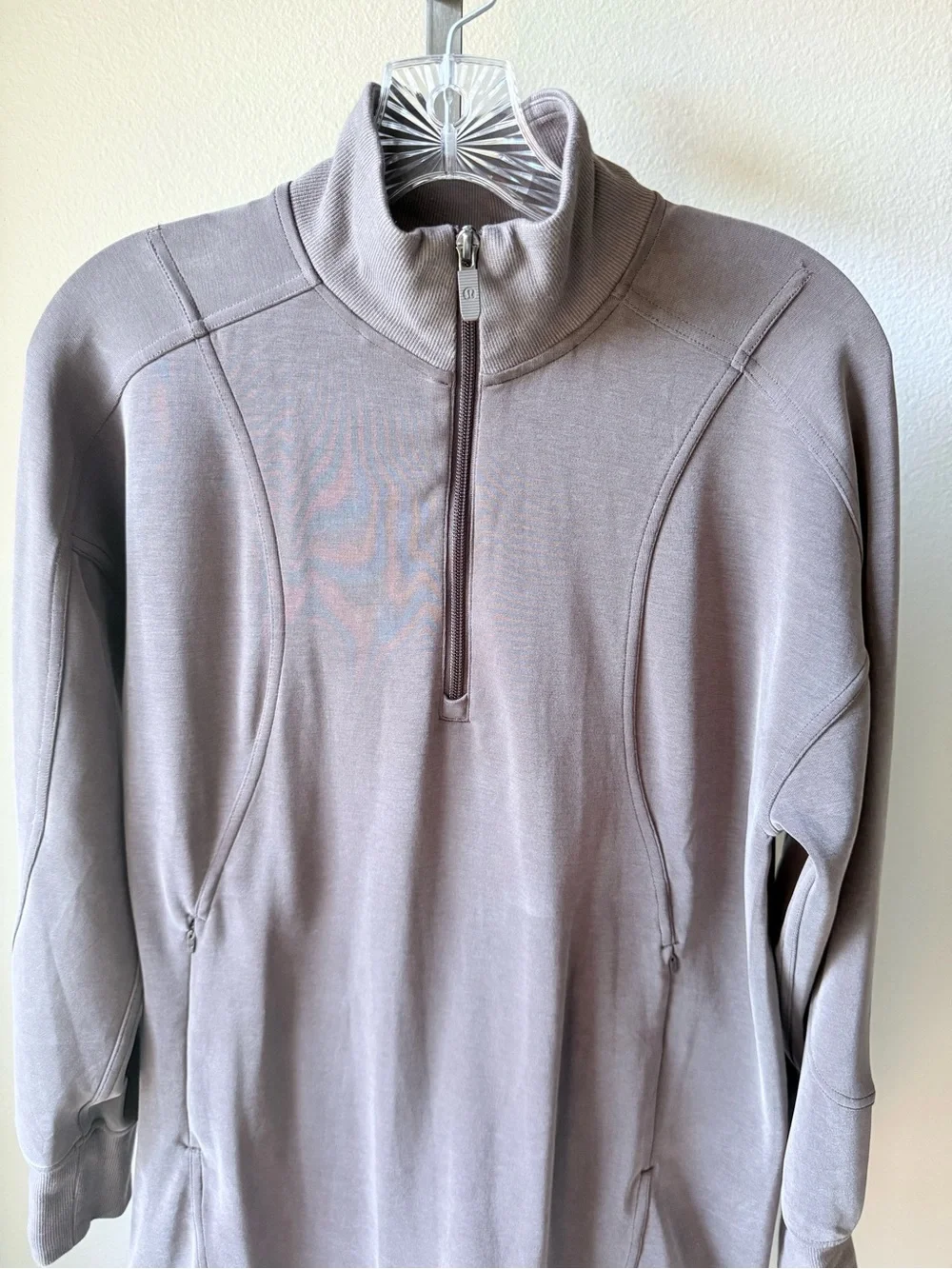 Lululemon Softstream long sleeve half zip dress- espresso size 6